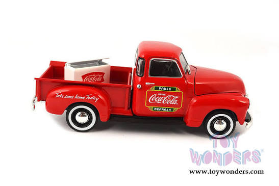 1:43 Coca-Cola 1953 Chevy Pickup with Metal Cooler