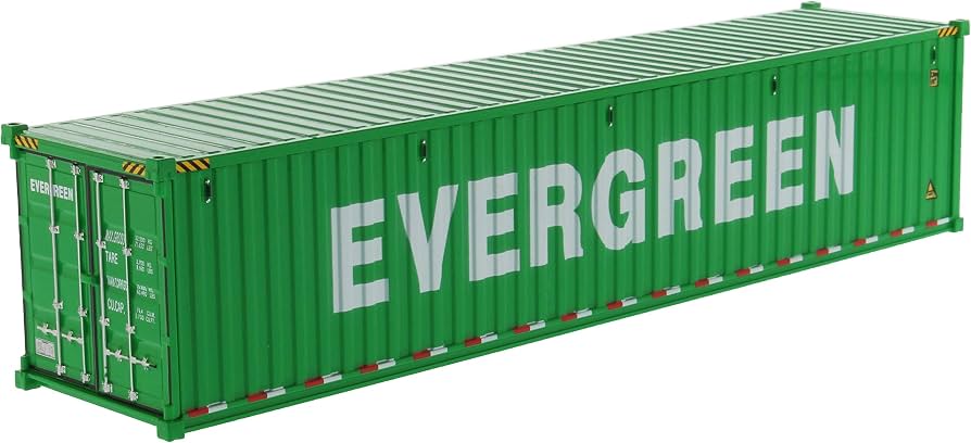 1:50 40`Dry sea container - EverGreen (dry in green)